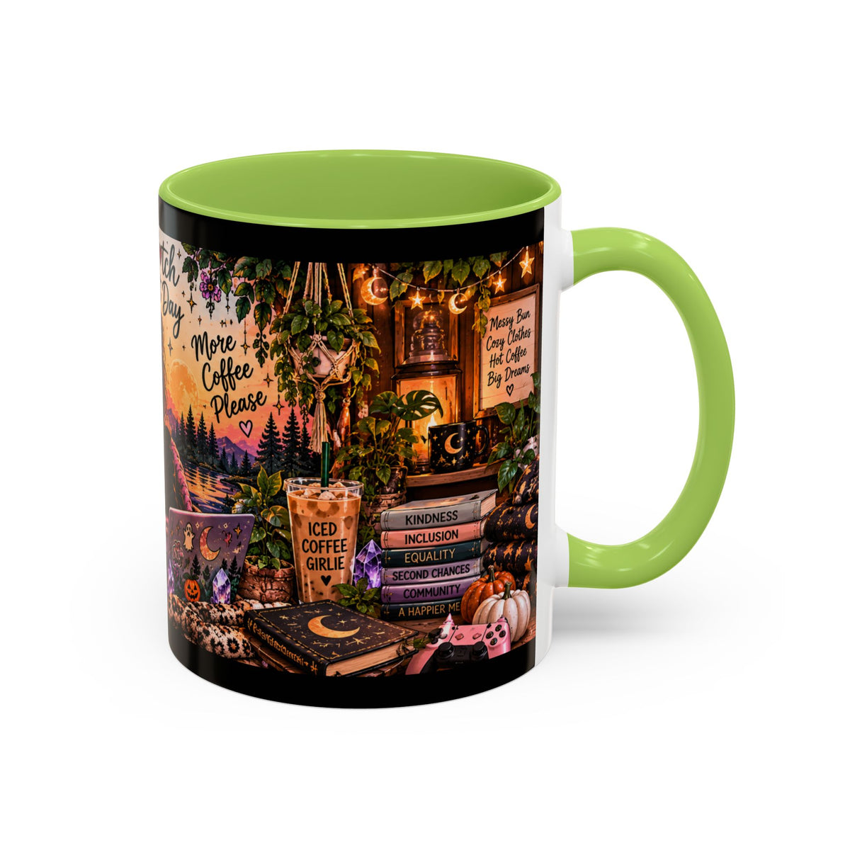 “Same Bitch Different Day” Cozy Witch Coffee Mug