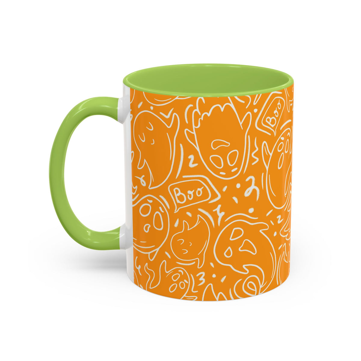 Halloween Ghost Doodle Coffee Mug