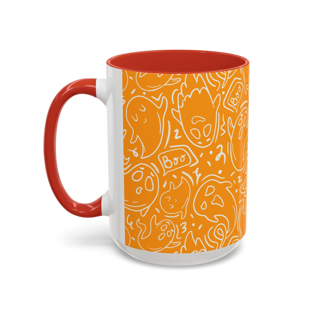 Halloween Ghost Doodle Coffee Mug