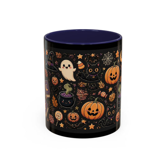 Cute Halloween Ghosts and Pumpkins Coffee Mug