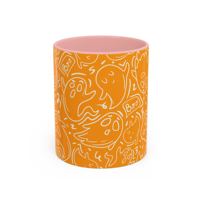 Halloween Ghost Doodle Coffee Mug