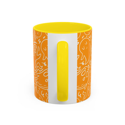Halloween Ghost Doodle Coffee Mug