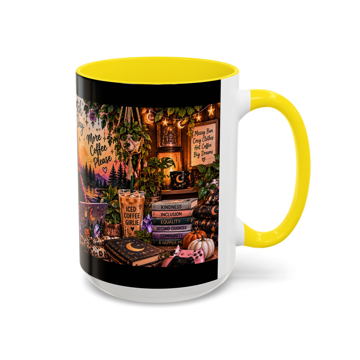 “Same Bitch Different Day” Cozy Witch Coffee Mug