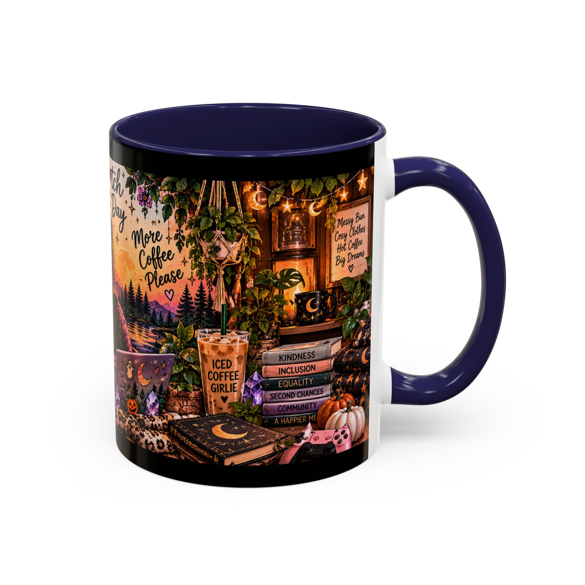 “Same Bitch Different Day” Cozy Witch Coffee Mug