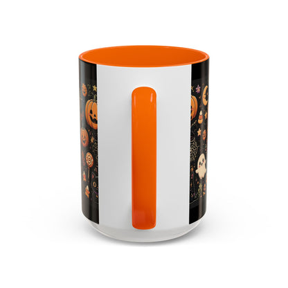 Cute Halloween Ghosts and Pumpkins Coffee Mug