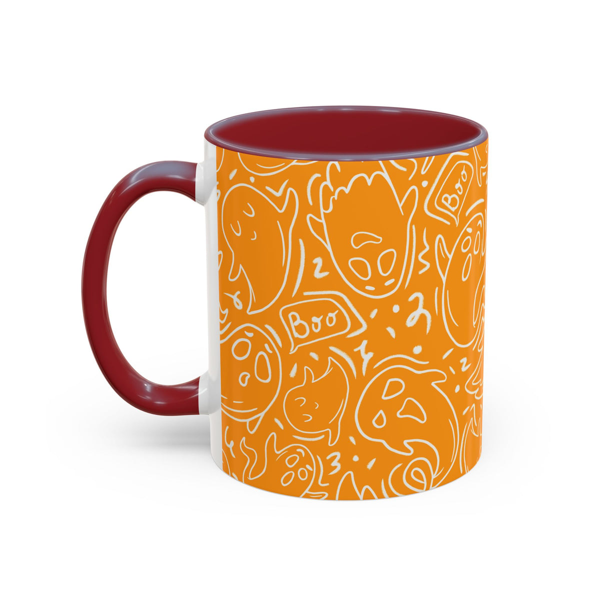 Halloween Ghost Doodle Coffee Mug