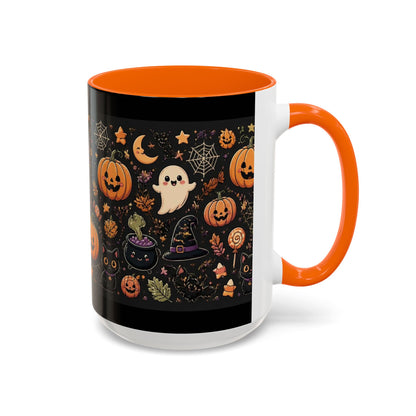 Cute Halloween Ghosts and Pumpkins Coffee Mug