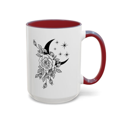 Moon & Rose Coffee Mug