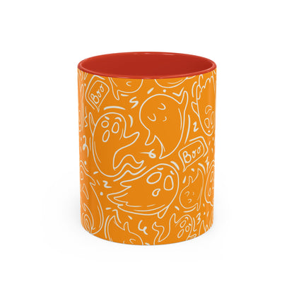 Halloween Ghost Doodle Coffee Mug