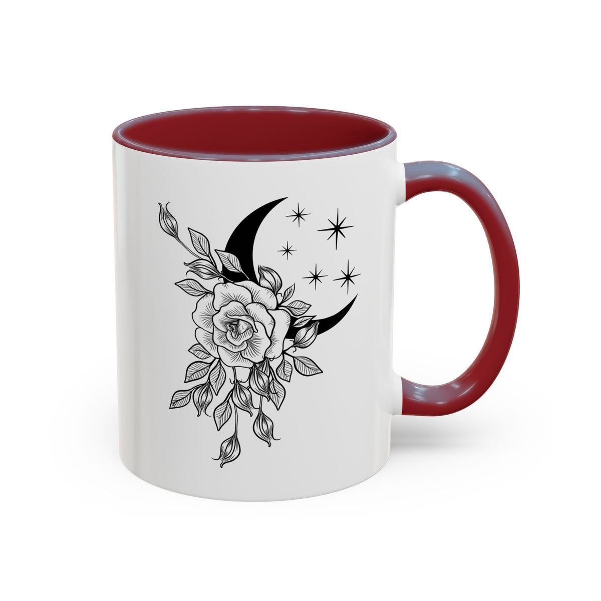 Moon & Rose Coffee Mug