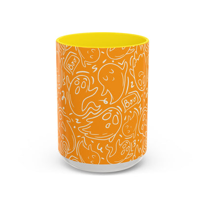 Halloween Ghost Doodle Coffee Mug