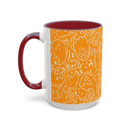 Halloween Ghost Doodle Coffee Mug