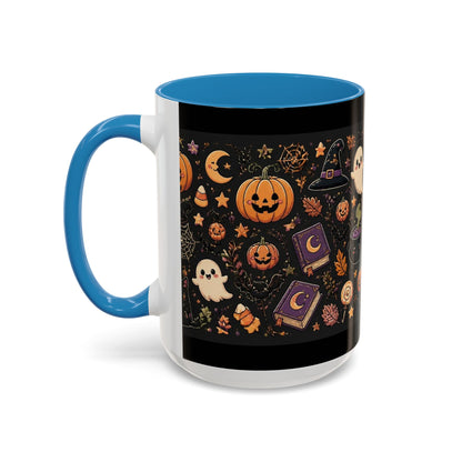 Cute Halloween Ghosts and Pumpkins Coffee Mug