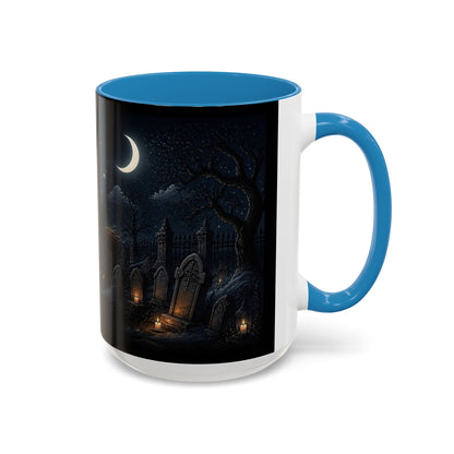 Cute Witch Flying at Night Coffee Mug