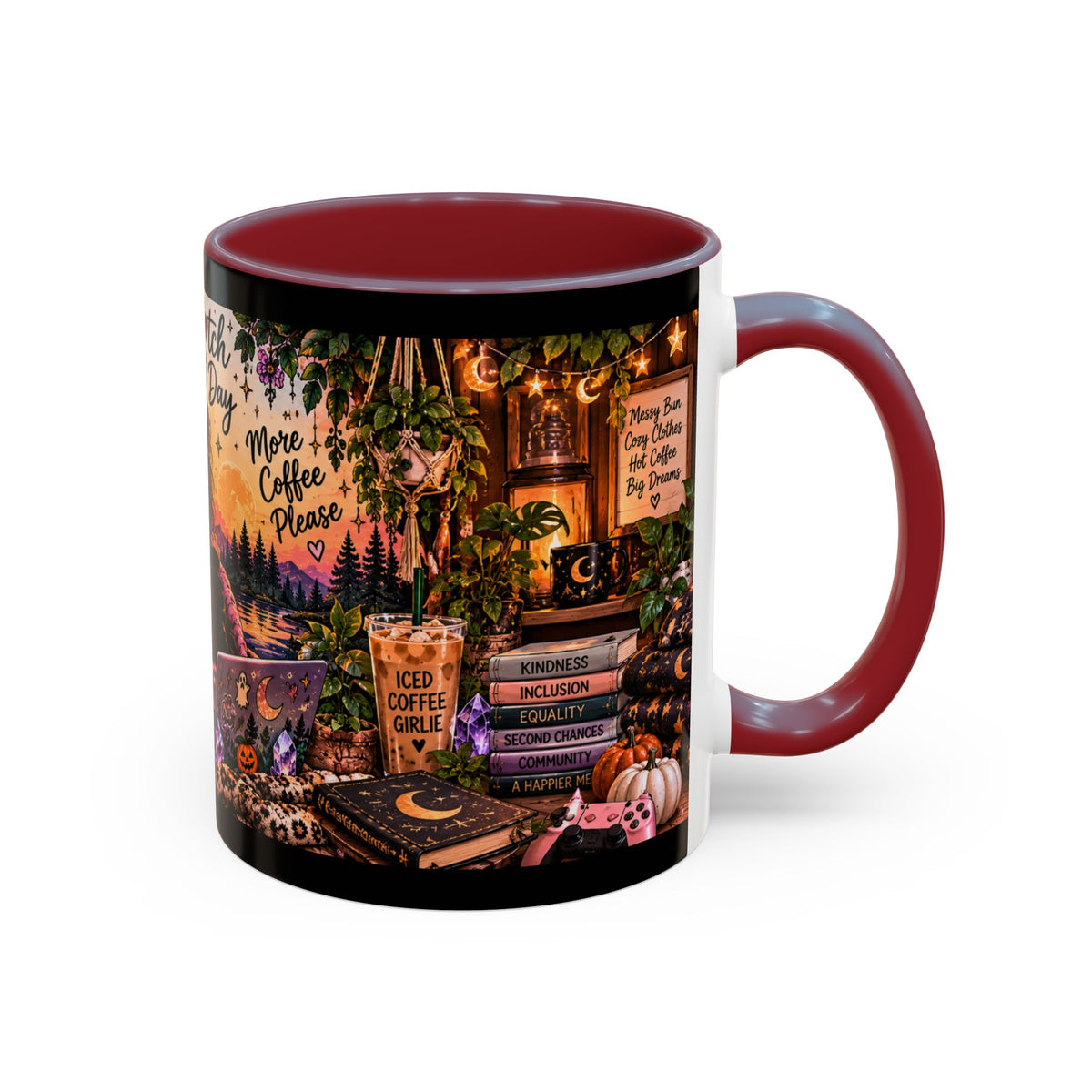 “Same Bitch Different Day” Cozy Witch Coffee Mug
