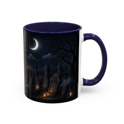 Cute Witch Flying at Night Coffee Mug