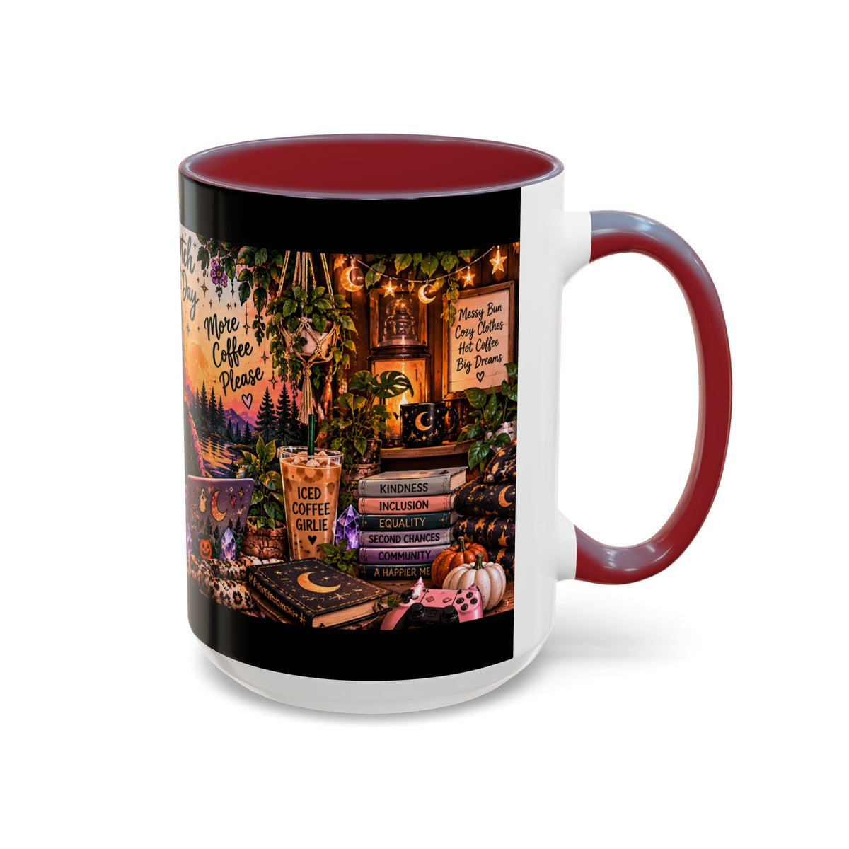 “Same Bitch Different Day” Cozy Witch Coffee Mug
