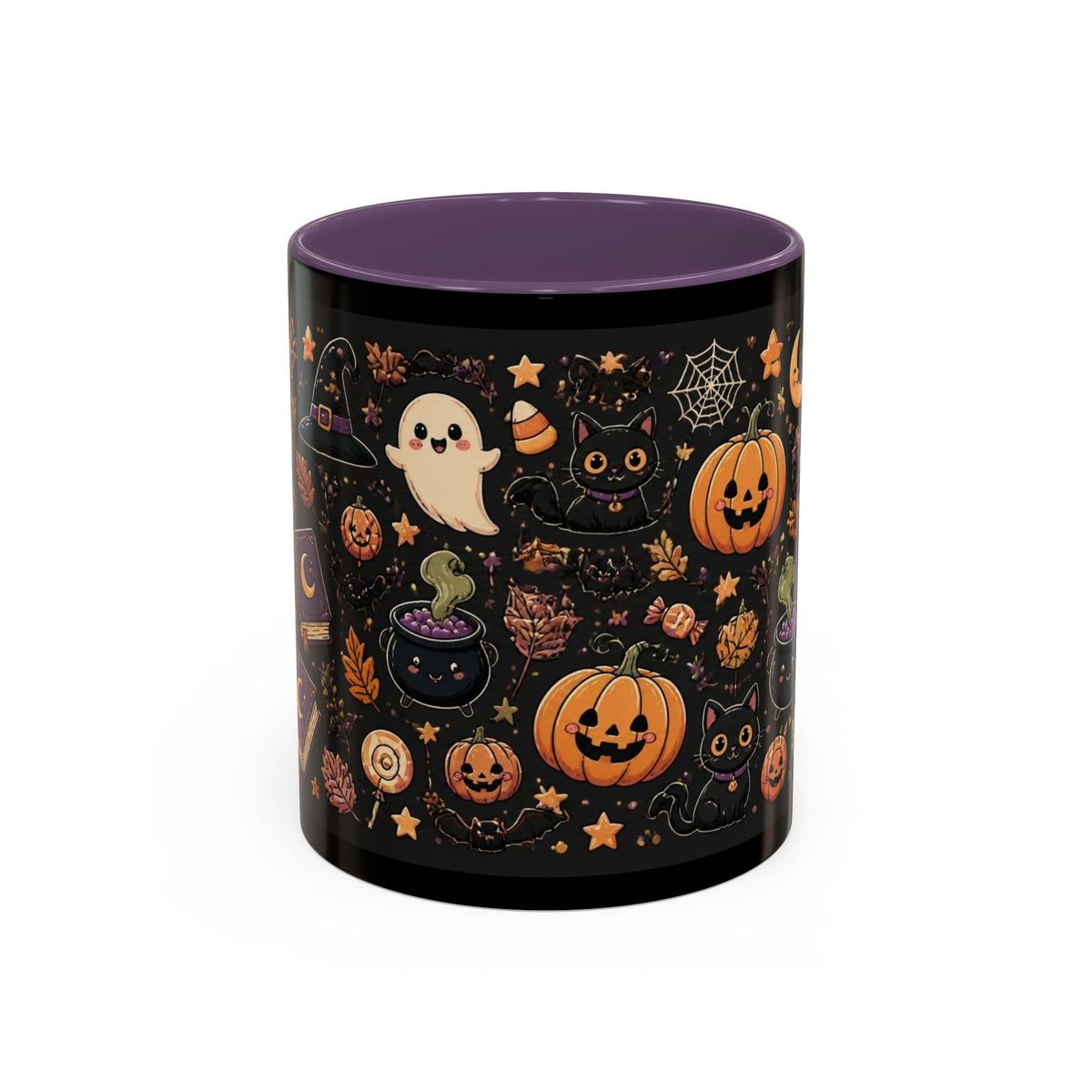 Cute Halloween Ghosts and Pumpkins Coffee Mug
