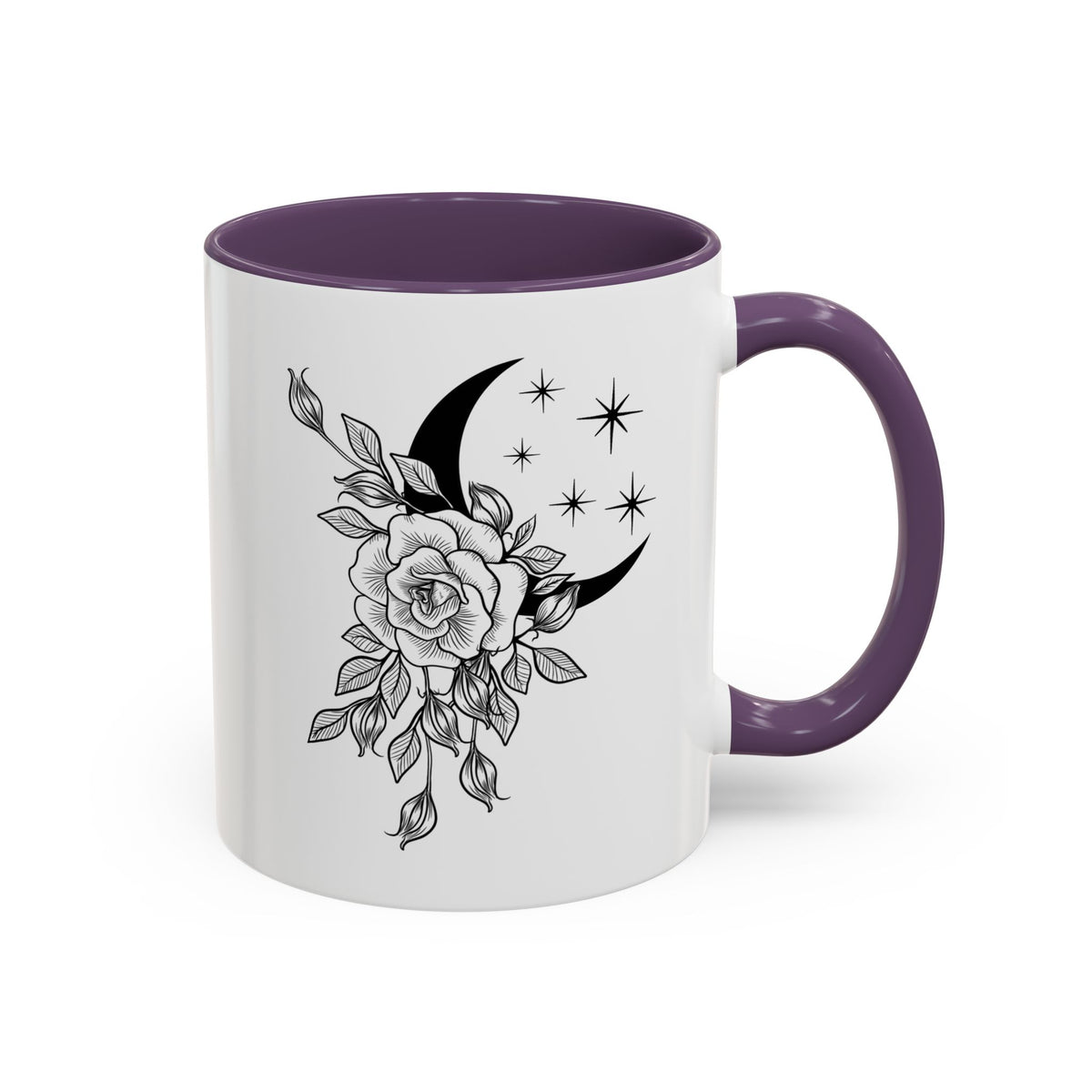 Moon & Rose Coffee Mug