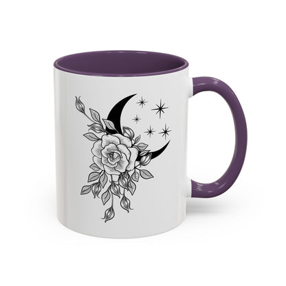 Moon & Rose Coffee Mug