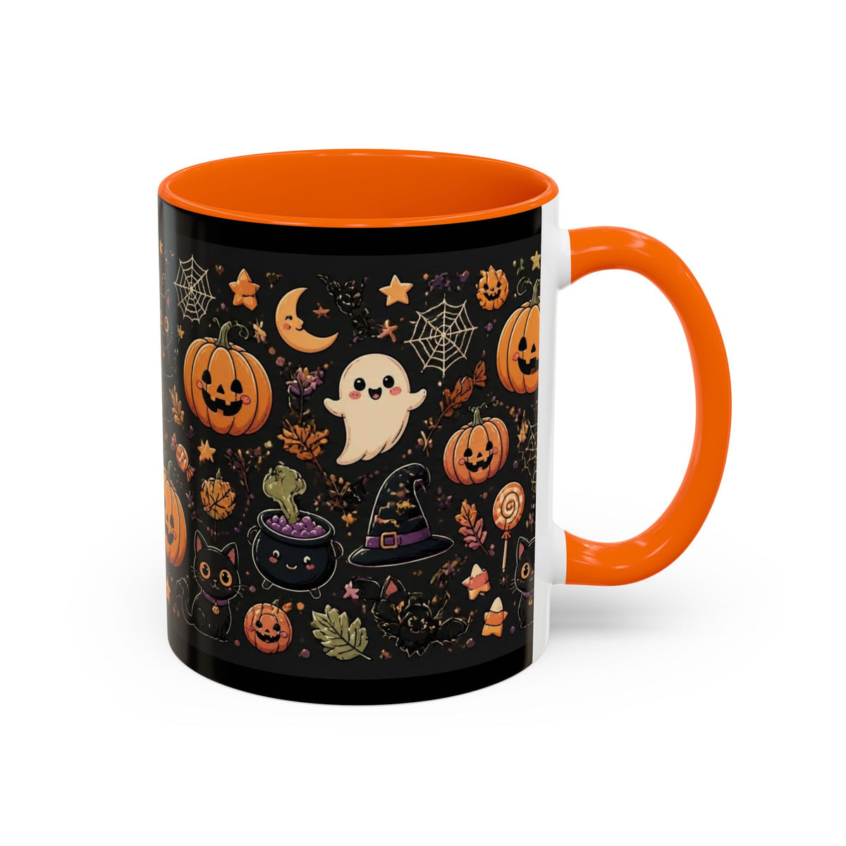 Cute Halloween Ghosts and Pumpkins Coffee Mug
