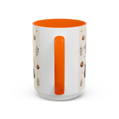 Black Cat Pattern Coffee Mug