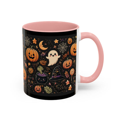 Cute Halloween Ghosts and Pumpkins Coffee Mug