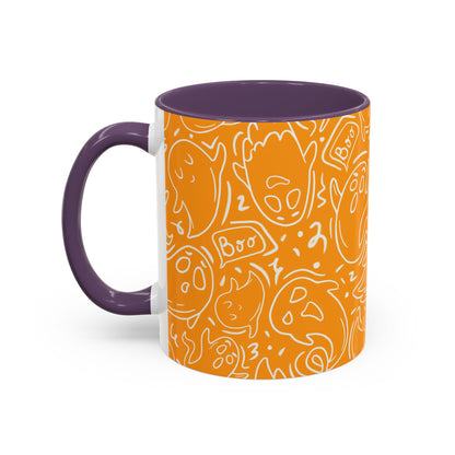 Halloween Ghost Doodle Coffee Mug