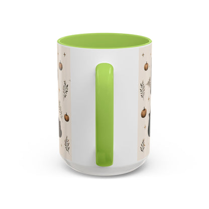 Black Cat Pattern Coffee Mug