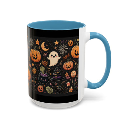 Cute Halloween Ghosts and Pumpkins Coffee Mug