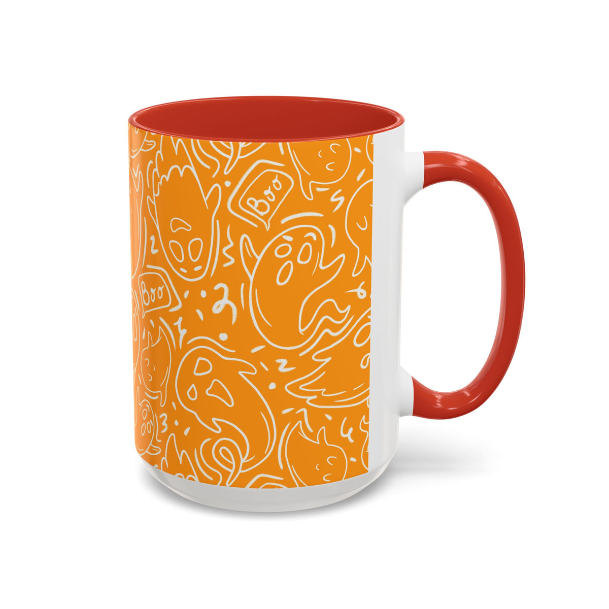 Halloween Ghost Doodle Coffee Mug