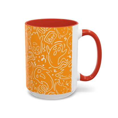 Halloween Ghost Doodle Coffee Mug