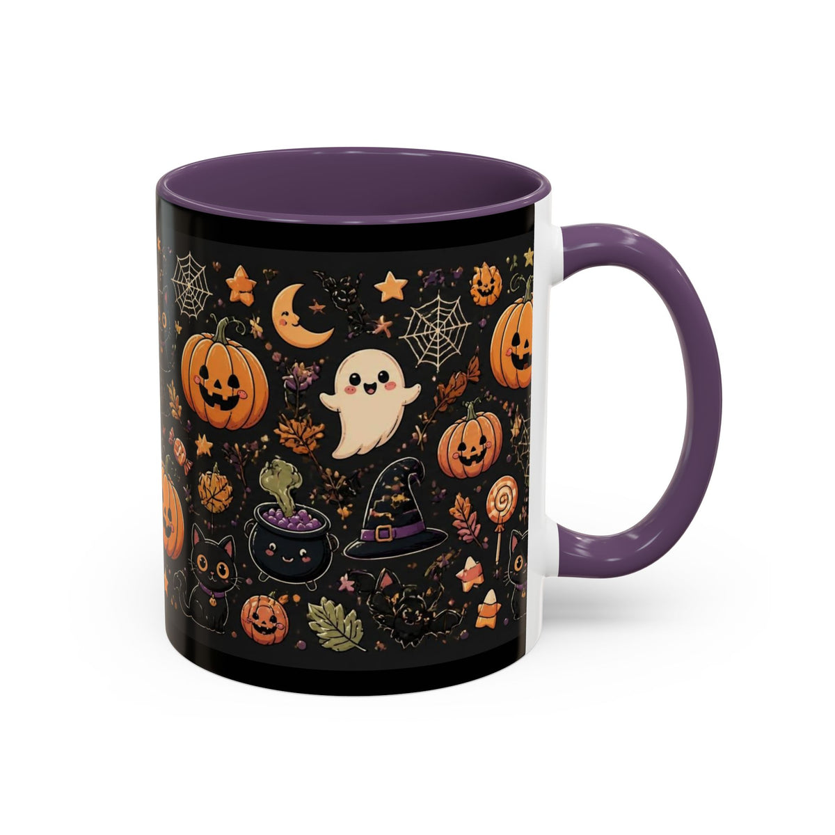 Cute Halloween Ghosts and Pumpkins Coffee Mug