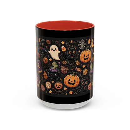 Cute Halloween Ghosts and Pumpkins Coffee Mug