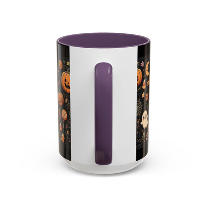 Cute Halloween Ghosts and Pumpkins Coffee Mug
