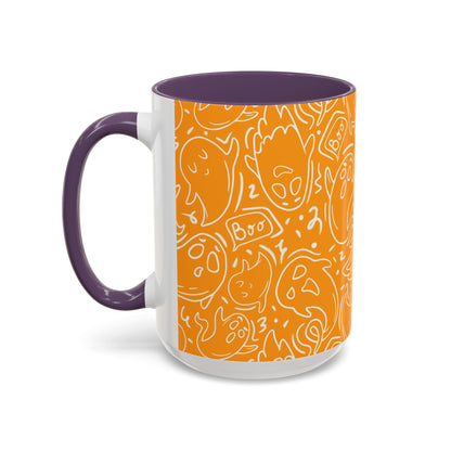 Halloween Ghost Doodle Coffee Mug